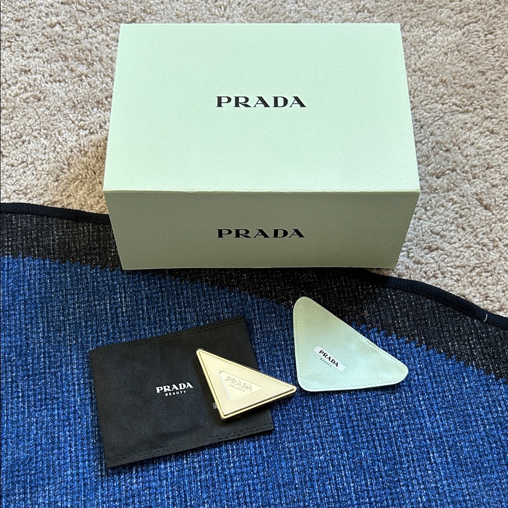 Prada Beauty Triangle compact mirror